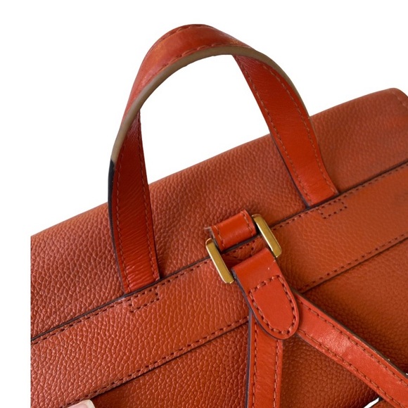 💫Michael Kors Hayes Backpack purse in burnt orange - Picture 9 of 9